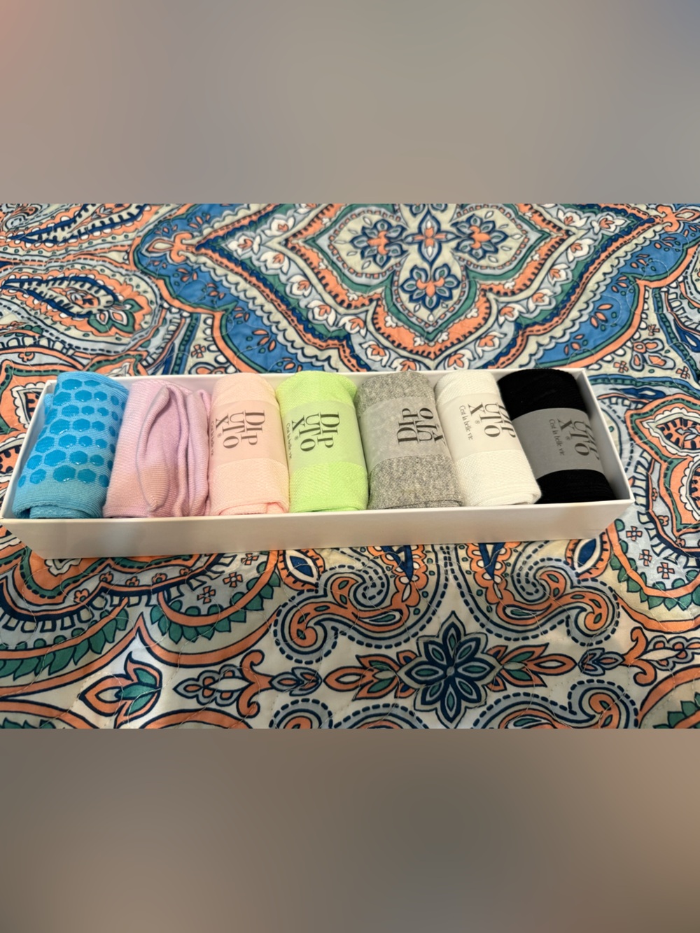 Women’s aromatherapy Assorted Color Socks Gift Set -
